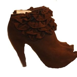 Ankle Boots │Brown 10 M  │ Suede Brown